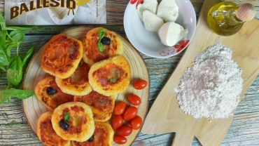 ricetta pizzette al pomodoro del Mulino Ballesio